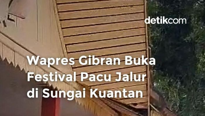 Video: Wapres Gibran Buka Festival Pacu Jalur 