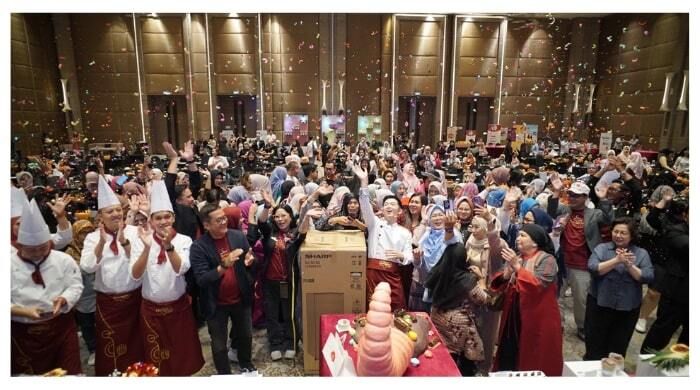 Antusiasme para pemilik bakery, café, restoran, UMKM kuliner, dan komunitas pecinta baking di acara