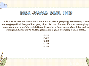 Daripada Pusing Mikirin Kerjaan Numpuk, Jawab Soal Dulu Yuk Biar Otak Fresh! Daripada Pusing Mikirin Kerjaan Numpuk, Jawab Soal Dulu Yuk Biar Otak Fresh!