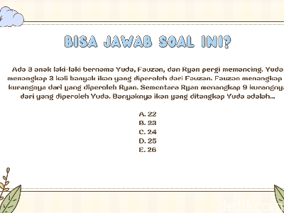 Daripada Pusing Mikirin Kerjaan Numpuk, Jawab Soal Dulu Yuk Biar Otak Fresh!