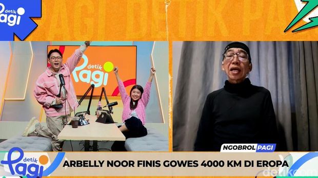 Video: Arbelly Noor Wujudkan Mimpi Gowes 4000 Km di Eropa