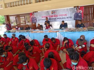 Polda NTB Tangkap 23 Tersangka Jaringan Narkoba Lintas Provinsi