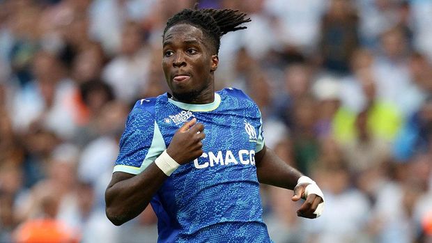 MARSEILLE, FRANCE - AUGUST 9: Jonathan Rowe of Olympique de Marseille running during the Pre-Season Friendly match between Olympique de Marseille and Aston Villa at Orange Stade Velodrome on April 6, 2025 in Marseille, France. (Photo by Neal Simpson/Sportsphoto/Allstar via Getty Images)