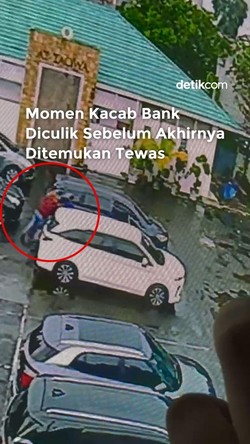 Video Detik-detik Kacab Bank Diculik Sebelum Akhirnya Ditemukan Tewas