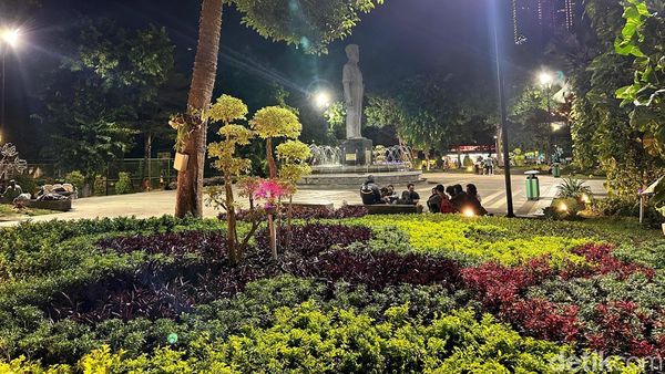 Kondisi Terkini Taman Apsari Usai Diperbaiki Pemprov Jatim