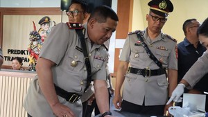 Puluhan Personel Polres Tabanan Jalani Tes Narkoba