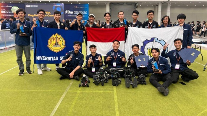 ITS Cetak Sejarah! Robot Karya Mahasiswa Indonesia Jadi yang Terbaik di Dunia