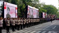 Peringatan Hari Juang Polri 2025 di Surabaya
