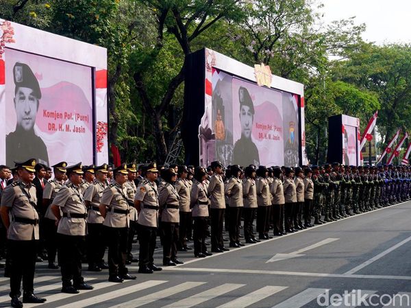 Peringatan Hari Juang Polri 2025 di Surabaya