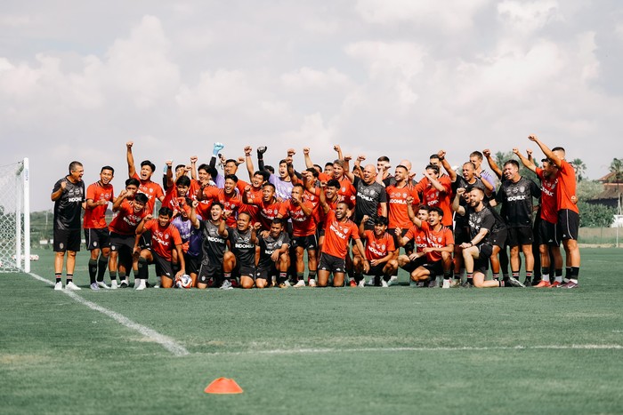 Bali United saat melakukan persiapan di Bali United Training Center jelang menghadapi Persebaya Surabaya dalam pekan ketiga Super League 2025/2025. (Bali United)