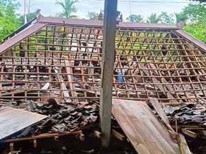 Bangunan Joglo Ambruk Imbas Hujan Disertai Angin Kencang di Turi Sleman Bangunan Joglo Ambruk Imbas Hujan Disertai Angin Kencang di Turi Sleman