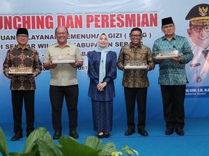 Dukung MBG, Mendes & Kepala BGN Resmikan 17 SPPG di Kabupaten Serang