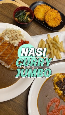 Video: Sedapnya Nasi Kari Jepang Porsi Jumbo dari Singapura