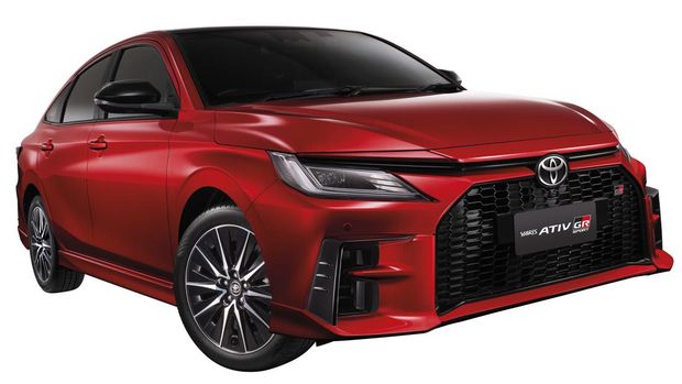 Toyota Yaris Ativ HEV alias Vios Hybrid meluncur di Thailand, Kamis (21/8/2025).