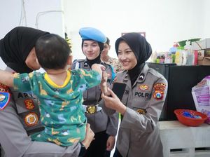 Hari Jadi Polwan ke-77, Polda Jatim Gelar Baksos di Griya Yatim Sidoarjo