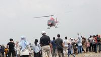 Melihat Pameran Helikopter di Cengkareng Heliport