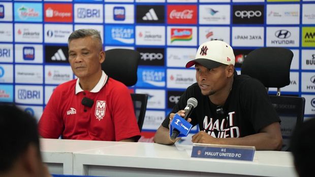Malut United menjelang laga melawan Persija Jakarta di Super League 2025-26.