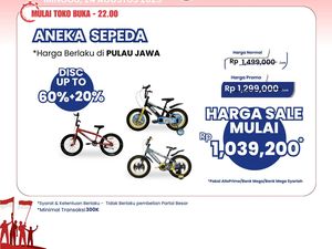 Obral Sepeda Anak Harga Miring, Hanya di Transmart Full Day Sale Obral Sepeda Anak Harga Miring, Hanya di Transmart Full Day Sale