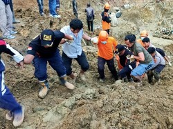 Cuaca Buruk, Pencarian Pekerja Timah Tertimbun Longsor di Babel Dihentikan