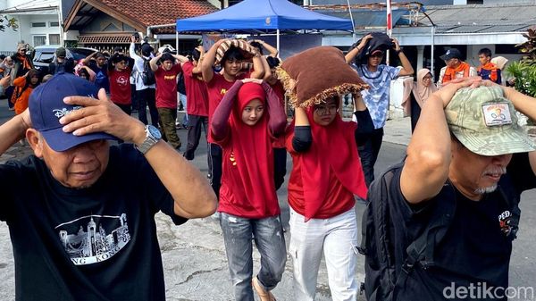 Waspada Sesar Lembang, Pemkot Bandung Gelar Simulasi Bencana
