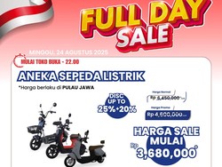 Sepeda Listrik Mulai Rp 3,6 Jutaan, Cuma di Transmart Full Day Sale