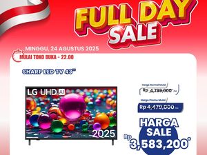 Ada LED TV 43 Inch Cuma Rp 3 Jutaan, Buruan ke Transmart Ada LED TV 43 Inch Cuma Rp 3 Jutaan, Buruan ke Transmart