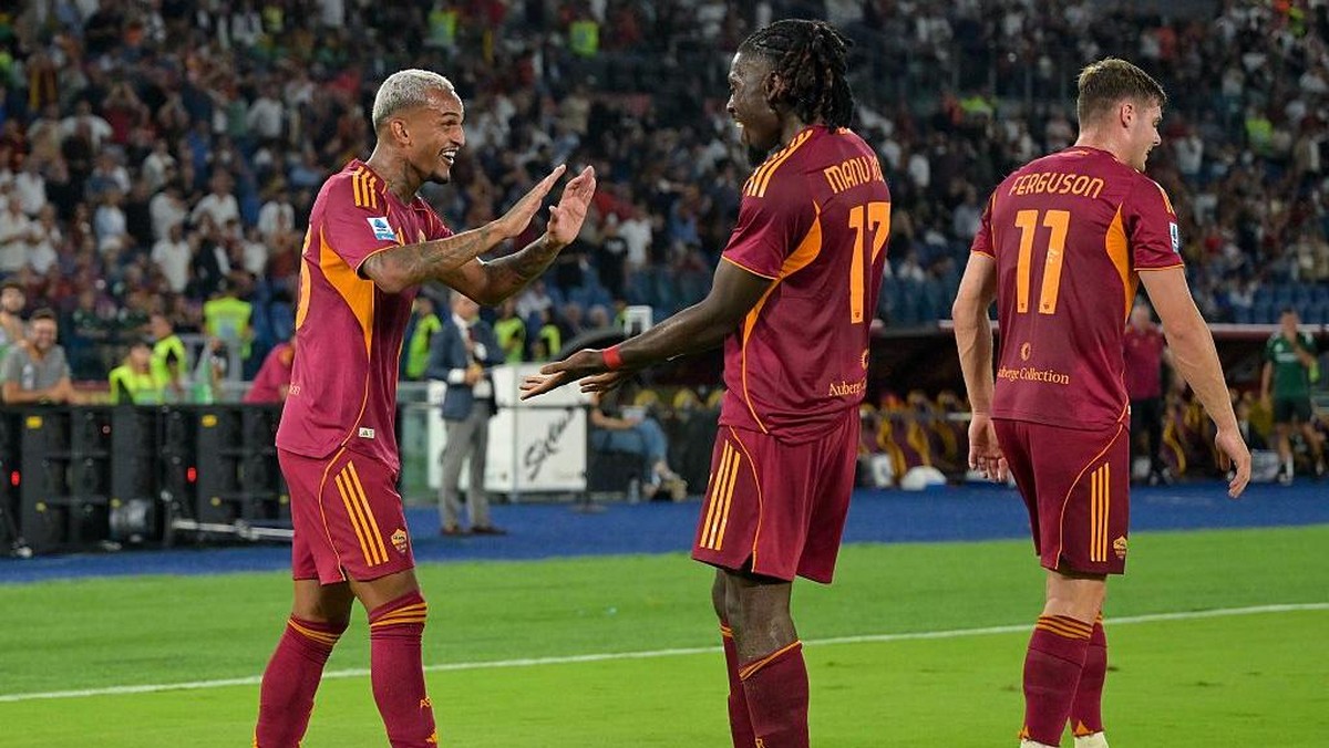 AS Roma menang 1-0 atas Bologna di pekan pertama Seria A 2025/2026 (Foto: Getty Images/Silvia Lore)