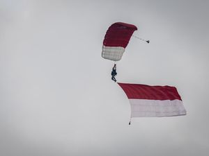 Langit Jakarta Merah Putih, Kopassus Suguhkan Atraksi Terjun Payung di Merdeka Run 2025 Langit Jakarta Merah Putih, Kopassus Suguhkan Atraksi Terjun Payung di Merdeka Run 2025