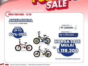 Diobral! Beli Sepeda di Transmart Full Day Sale Jadi Semurah Ini Diobral! Beli Sepeda di Transmart Full Day Sale Jadi Semurah Ini
