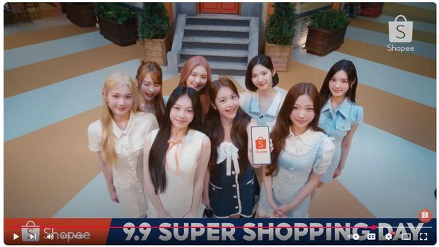 Hearts2Hearts Pukau Penggemar Lewat Iklan Shopee 9.9 Super Shopping Day