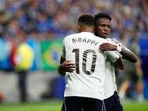 Mbappe Kirim Pesan pada Fans: Madrid Redup Bukan Salah Vinicius