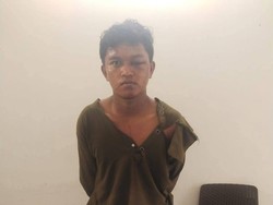 Tampang Babak Belur Pria yang Tikam Imam Masjid di Morowali Utara