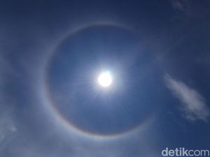 Muncul Fenomena Halo Matahari di Langit Batam, Ini Penjelasan BMKG Muncul Fenomena Halo Matahari di Langit Batam, Ini Penjelasan BMKG