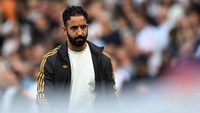 Ruben Amorim tambah catatan buruk. Sudah 29 kali mengarungi Liga Inggris bersama MU tapi baru dapat 28 poin! (REUTERS/Dylan Martinez)