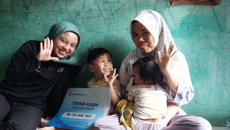 Sahabat Baik Bantu Kebutuhan Hidup Kakak-Beradik Pengidap Jantung Bocor