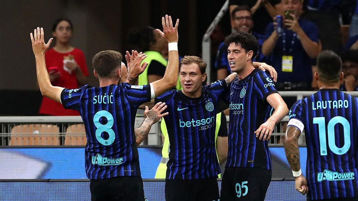 Inter berpesta gol ke gawang Torino. Foto: Getty Images/Marco Luzzani