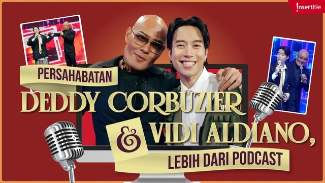 Berita Seputar Selebriti Insertlive Terkini : Persahabatan Deddy Corbuzier dan Vidi Aldiano, Lebih dari Podcast