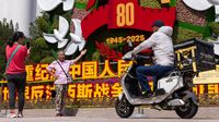 Instalasi Bunga Hiasi Beijing Peringati 80 Tahun Berakhirnya Perang Dunia II