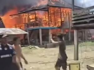 10 Rumah Ludes Terbakar di Muba, Diduga Akibat Lupa Matikan Kompor