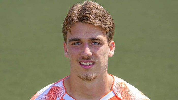 VOLENDAM, NETHERLANDS - JULY 1: Mauro Zijlstra during the Photocall FC Volendam  at Kras Stadion on July 1, 2025 in Volendam, Netherlands. (Photo by Jan Mulder/BSR Agency/Getty Images)