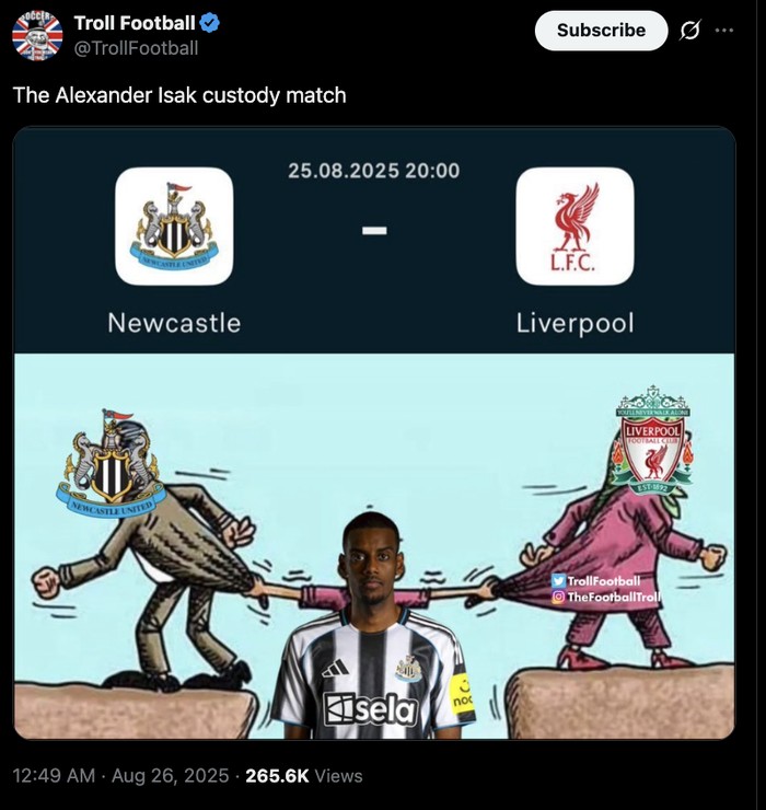 Meme Derby Isak Meme Derby Isak