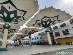 Efisiensi Anggaran, Biaya Perawatan Payung Madinah Pasuruan Dipangkas 50%
