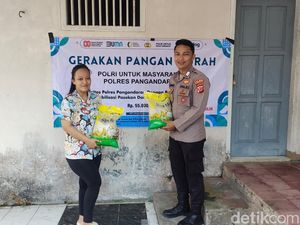 Cara Mudah Warga Pangandaran dapat Beras Murah, Diantar Polisi