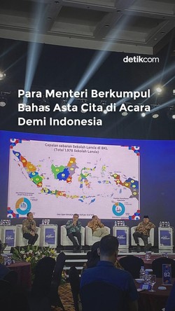 Video: Para Menteri Bahas Asta Cita di Acara Demi Indonesia 