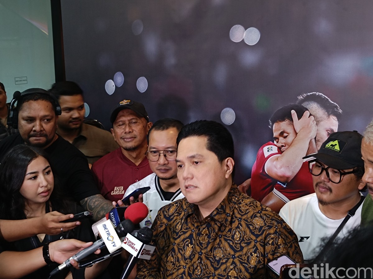 Ketum PSSI, Erick Thohir (Foto: Muhammad Robbani/detikSport)
