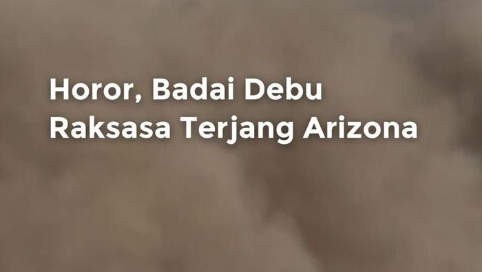 Video: Horor! Badai Debu Raksasa Terjang Arizona