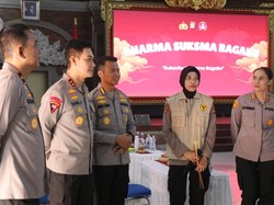 Kapolda Beri Motivasi PNPP Wanita Polda Bali Saat Acara Suksma Ragaku