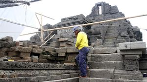 Pemugaran Candi Jago, Terungkap Struktur Bata Kuno Era Majapahit