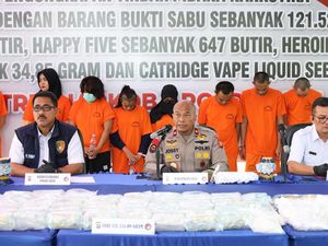 Polda Riau Musnahkan Narkoba Rp 123,7 M Hasil Operasi 3 Bulan Polda Riau Musnahkan Narkoba Rp 123,7 M Hasil Operasi 3 Bulan