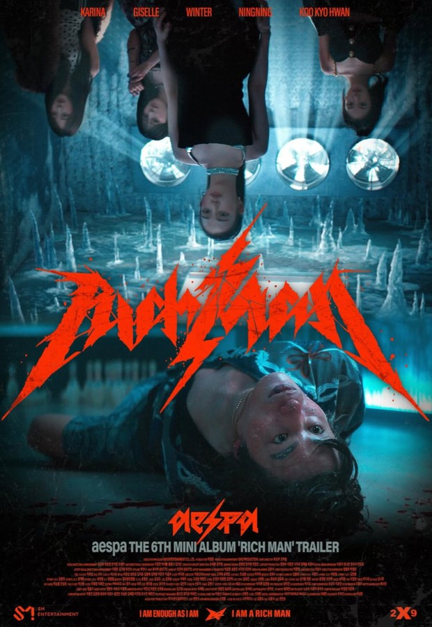 Potret aespa dan Koo Kyo Hwan dalam foto konsep album 'Rich Man'/ Foto: instagram.com/aespa Potret aespa dan Koo Kyo Hwan dalam foto konsep album 'Rich Man'